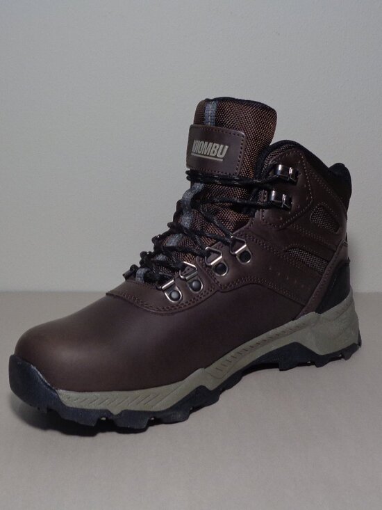 Khombu Size 9 M / KENNY / Brown / Leather / Hiking Boots New Men\'s Shoes main image 14